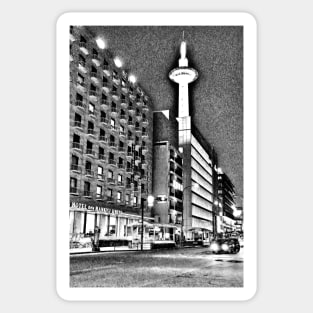 Hotel New Hankyo and Kyoto Tower Japan Sticker